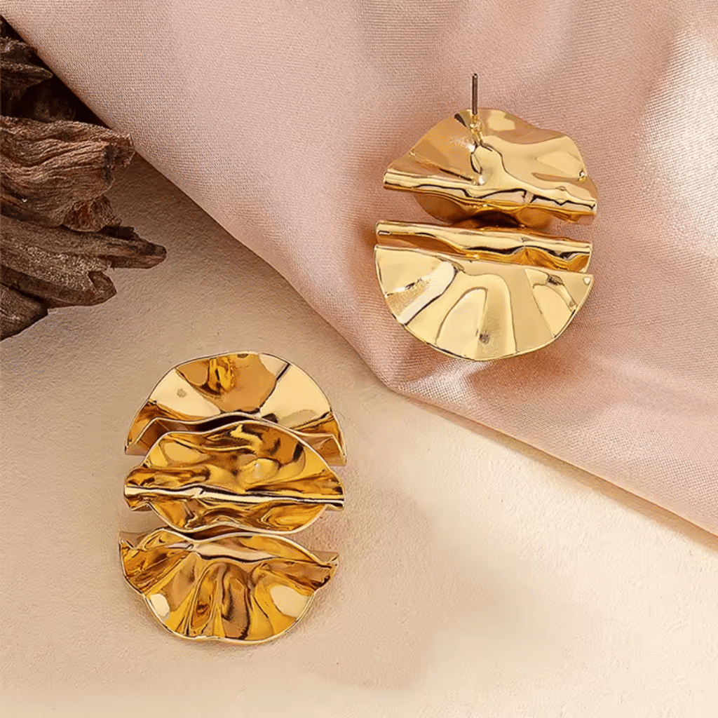 18K Sculpted Wave Earrings - 169_85515935-ae7a-47aa-bf4f-f8a2b86dfa1d