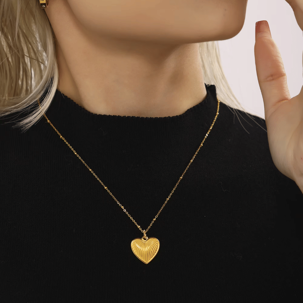Golden Heart Locket - 273