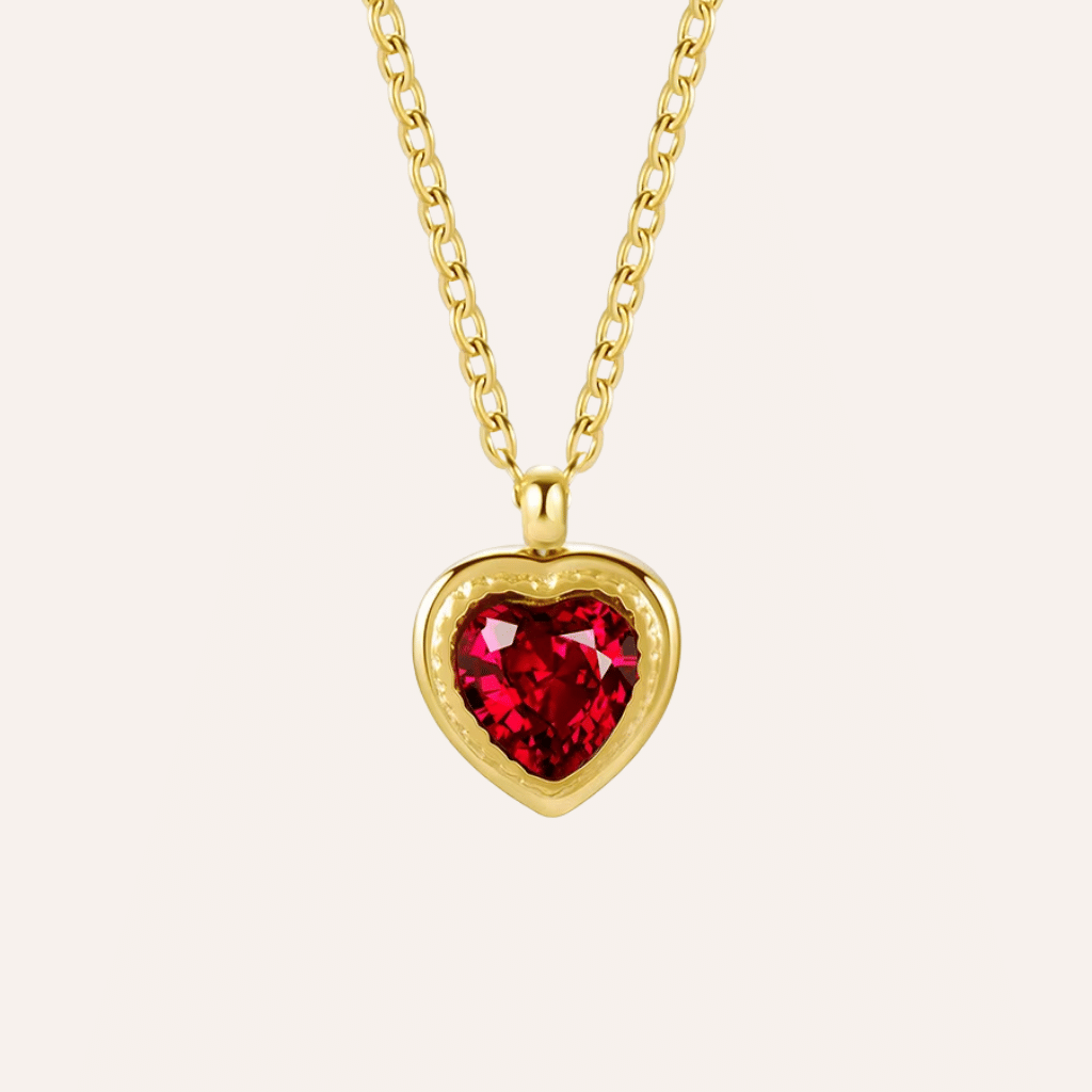 Crimson Heart Pendant - 276