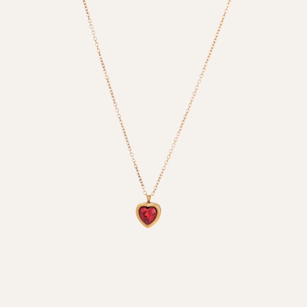 Crimson Heart Pendant - 277