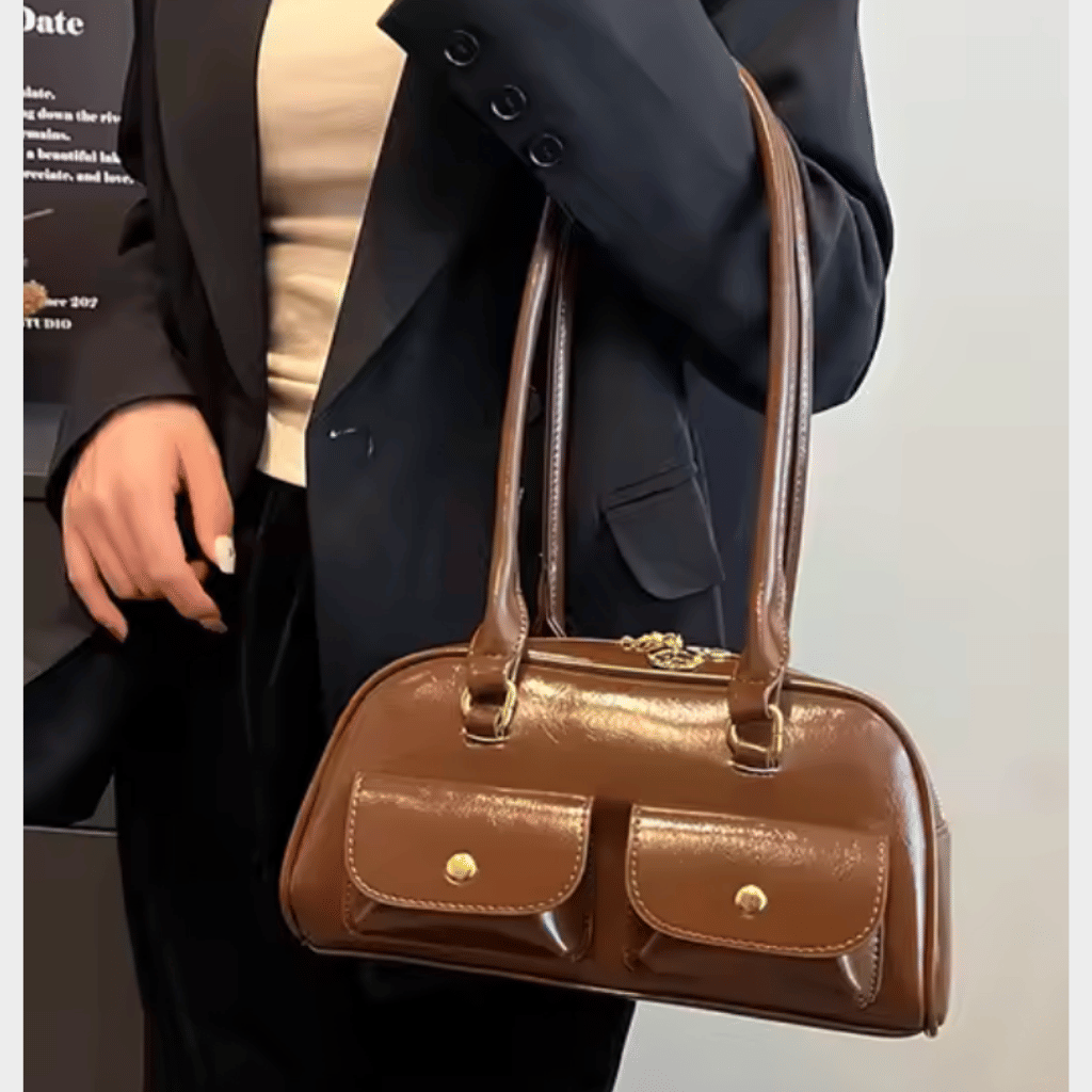 Oslo Vegan Leather Pocket Bag - 374