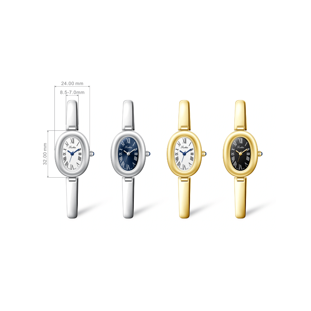 Oval Quartz Watch - 428