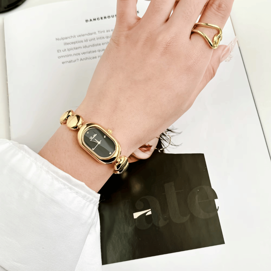 Pearl Beads Quartz Watch - 434