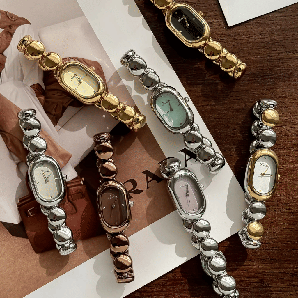 Pearl Beads Quartz Watch - 435