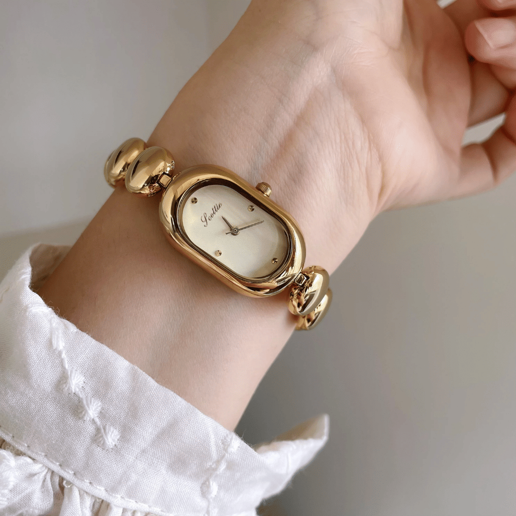 Pearl Beads Quartz Watch - 438