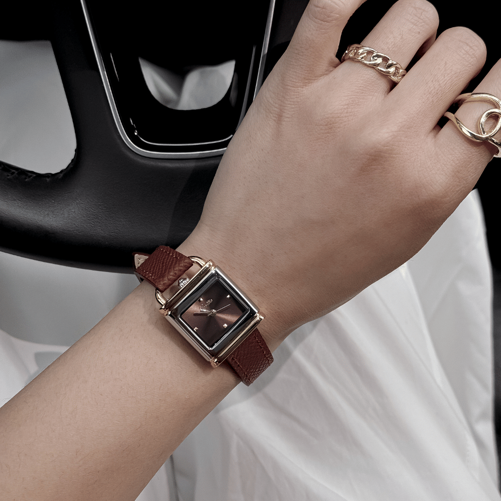 Vegan Leather Wrist Watch - 461