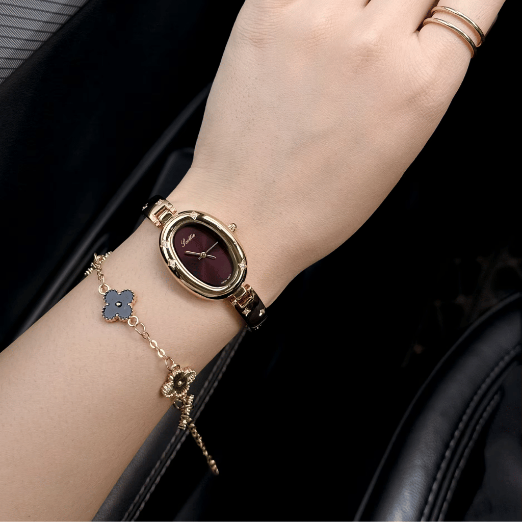 Starry Oval Ouartz Watch - 464