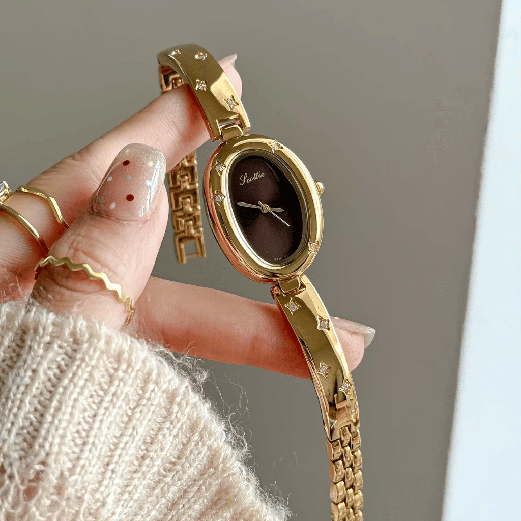 Starry Oval Ouartz Watch - 465