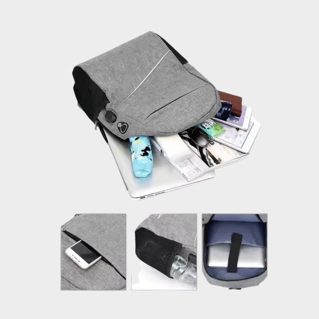 3‑Piece Nylon Backpack, Sling Bag and Tote Set - 91_04f057c8-3cfc-4527-9614-6ec36338eefc