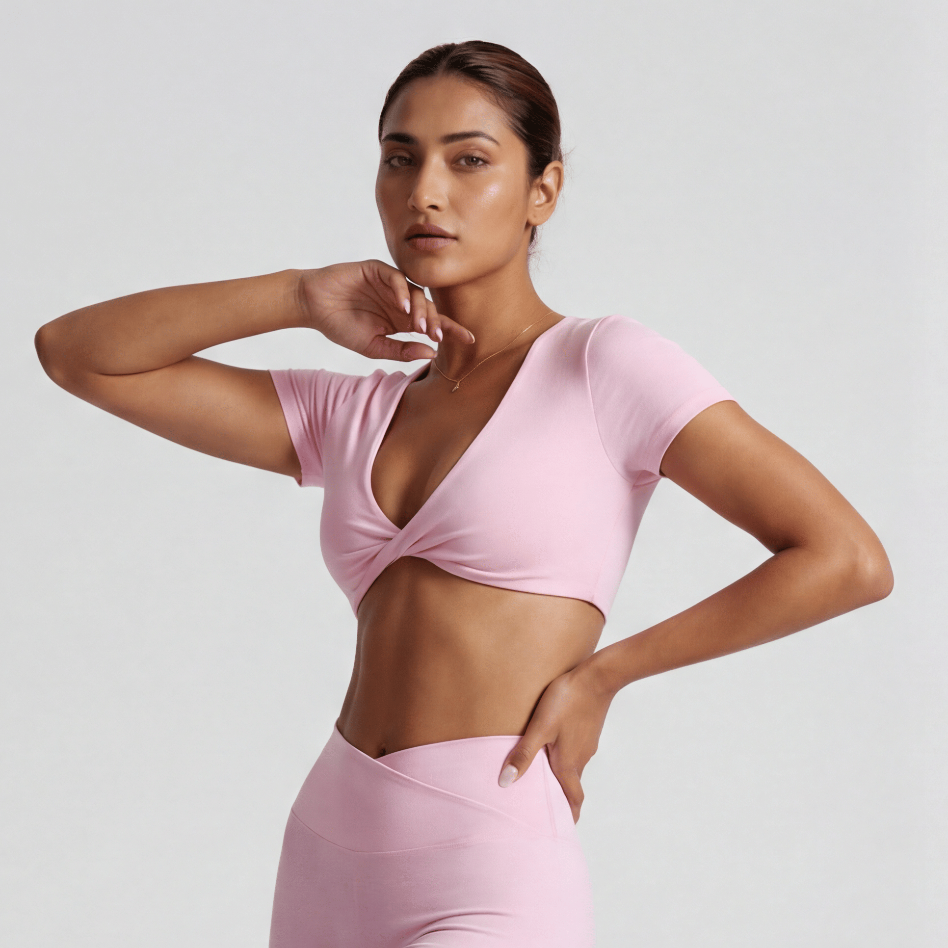 Motion Wrap Twisted Top - ijuty_9455647f-401b-4412-8784-55bb0051efa6